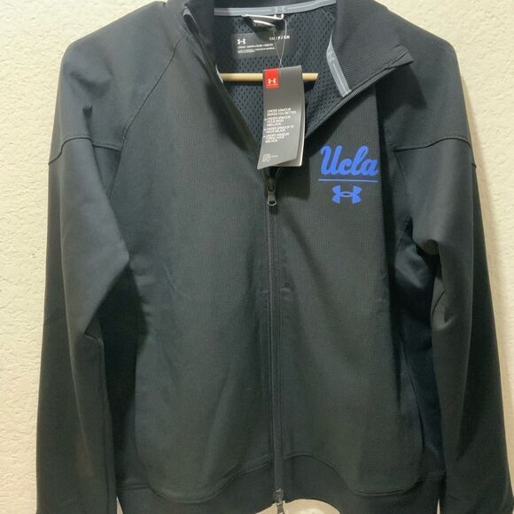 Under Armour UCLA Soft Zip-Up Blue Track Jacket Loose Fit | Women's Small - Picture 2 of 10
